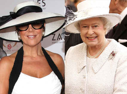 Kris Jenner, Queen Elizabeth Kris Jenner, Queen Elizabeth